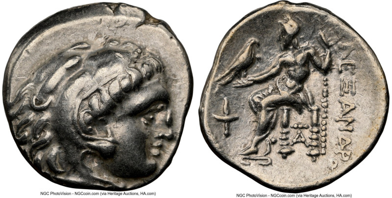 MACEDONIAN KINGDOM. Alexander III the Great (336-323 BC). AR drachm (17mm, 11h)....