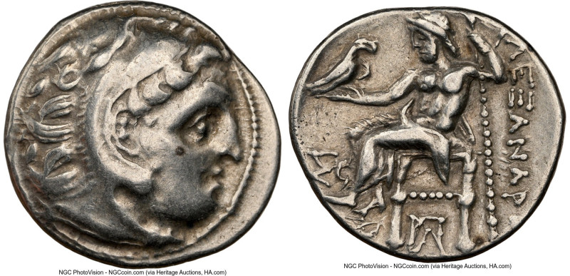 MACEDONIAN KINGDOM. Alexander III the Great (336-323 BC). AR drachm (18mm, 11h)....