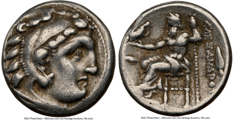 MACEDONIAN KINGDOM. Alexander III the Great (336-323 BC). AR drachm (16mm, 11h)....