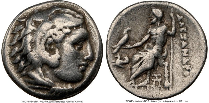 MACEDONIAN KINGDOM. Alexander III the Great (336-323 BC). AR drachm (17mm, 1h). ...