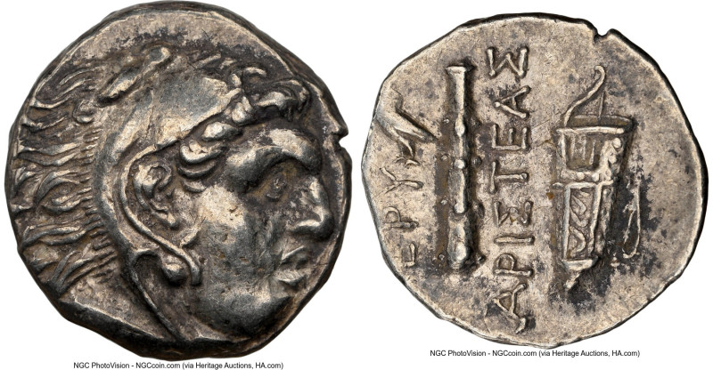 IONIA. Erythrae. Ca. mid-4th-early 3rd centuries BC. AR drachm (15mm, 3.66 gm, 8...