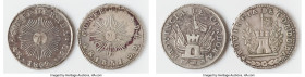 Cordoba. Provincial Pair of Uncertified Assorted 4 Reales, 1) 4 Reales 1852 - VF, Cordoba mint, KM-A31. 30.4mm. 12.97gm 2) 4 Reales 1851 - VF, Cordoba...
