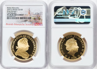 Elizabeth II gold Proof "King George I" 100 Pounds (1 oz) 2022 PR70 Ultra Cameo NGC, S-BMGA3. Mintage: 610. British Monarchs series. First Releases. A...