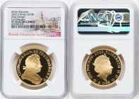 Elizabeth II gold Proof "King George I" 100 Pounds (1 oz) 2022 PR70 Ultra Cameo NGC, S-BMGA3. Mintage: 610. British Monarchs series. First Releases. A...