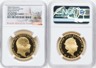 Elizabeth II gold Proof "King Edward VII" 100 Pounds (1 oz) 2022 PR70 Ultra Cameo NGC, S-BMGA4. Mintage: 610. British Monarchs series. First Releases....