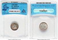 Charles III "El Cazador" Shipwreck 1/2 Real 1783 Mo-FF ANACS, Mexico City mint, KM69.2. Prime Select example. HID09801242017 © 2024 Heritage Auctions ...