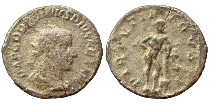 Gordian III, 238-244. Antoninianus (silver, 3.58 g, 21 mm), Rome. IMP GORDIANVS ...