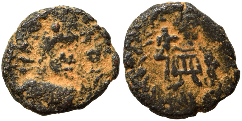 Leo I, 457-474. Nummus (bronze, 0.80 g, 10 mm), Constantinople, contemporary imi...