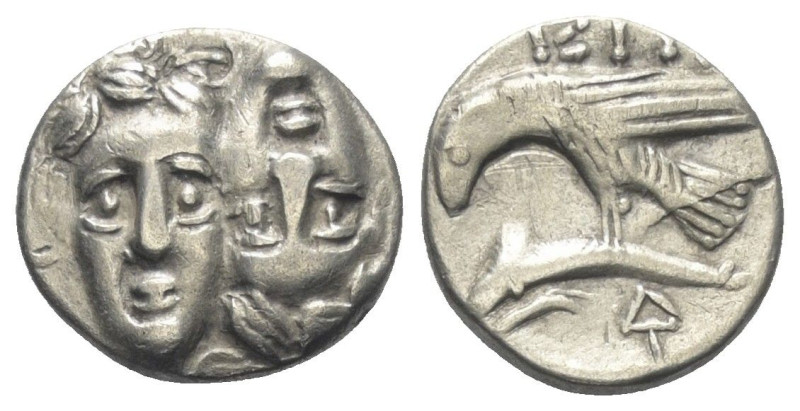 Moesia Inferior. Istros.

 Drachme (Silber). Ca. 313 - 280 v. Chr.
Vs: Zwei j...