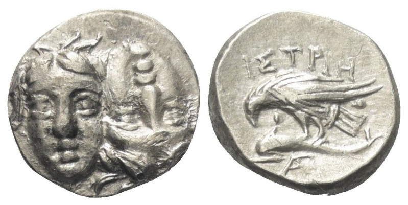 Moesia Inferior. Istros.

 Drachme (Silber). Ca. 313 - 280 v. Chr.
Vs: Zwei j...