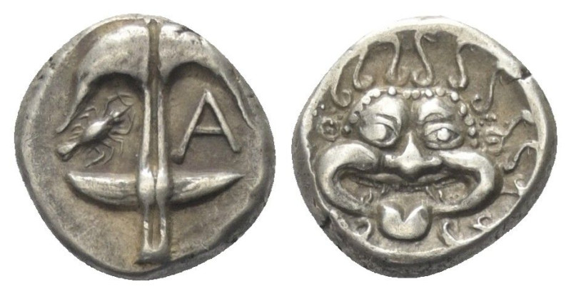 Thrakien. Apollonia Pontika.

 Drachme (Silber). Ca. 4. Jhdt. v. Chr.
Vs: Ank...