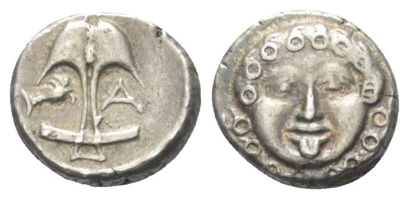 Thrakien. Apollonia Pontika.

 Drachme (Silber). Ca. 4. Jhdt. v. Chr.
Vs: Ank...