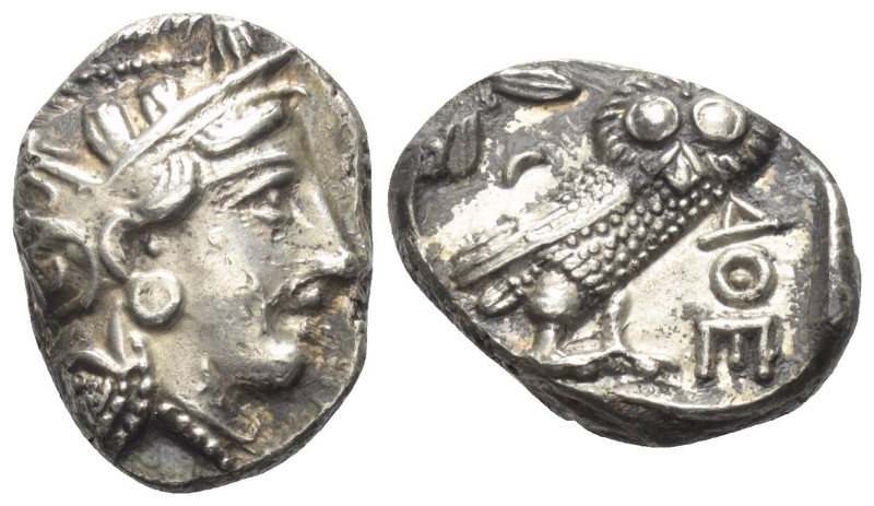 Attika. Athen.

 Tetradrachme (Silber). Ca. 353 - 294 v. Chr.
Vs: Kopf der At...