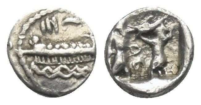 Phönikien. Sidon. Baalshillem II. (401 - 366 v. Chr.).

 1/16 Schekel (Silber)...