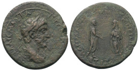 Pontos. Amaseia. Marcus Aurelius (161 - 180 n. Chr.).

 Bronze. 161 / 162 n. Chr. (Jahr 164).
Vs: Büste des Marcus Aurelius mit Lorbeerkranz, Palud...