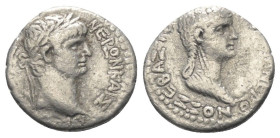 Seleukis und Pierien. Antiochia am Orontes. Nero (54 - 68 n. Chr.).

 Drachme (Silber). 62 / 63 n. Chr.
Vs: Büste des Nero mit Lorbeerkranz rechts....