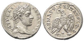 Seleukis und Pierien. Laodikeia ad Mare. Geta (209 - 211 n. Chr.).

 Tetradrachme (Billon). 208 - 209 n. Chr. Aus der Sammlung Provinzialrömischer T...