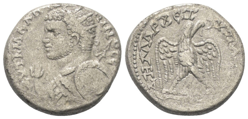 Kyrrhestike. Kyrrhos. Caracalla (197 - 217 n. Chr.).

 Tetradrachme (Billon). ...