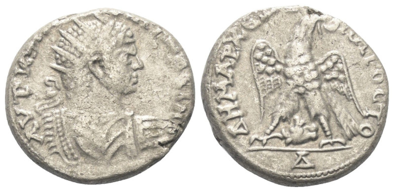 Phönikien. Arados. Caracalla (197 - 217 n. Chr.).

 Tetradrachme (Billon). 215...