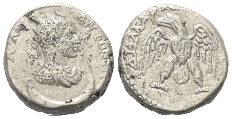 Phönikien. Arados. Diadumenianus (218 n. Chr.).

 Tetradrachme (Billon). 218 n...