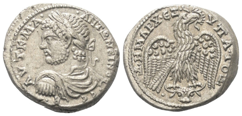 Mesopotamien. Karrhai. Caracalla (197 - 217 n. Chr.).

 Tetradrachme (Billon)....