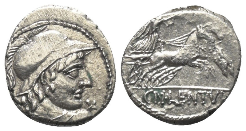 Cn. Lentulus Clodianus.

 Denar (Silber). 88 v. Chr. Rom.
Vs: Büste des Mars,...