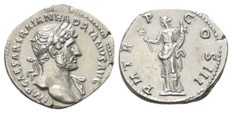 Hadrianus (117 - 138 n. Chr.).

 Denar (Silber). 119 - 122 n. Chr. Rom.
Vs: I...