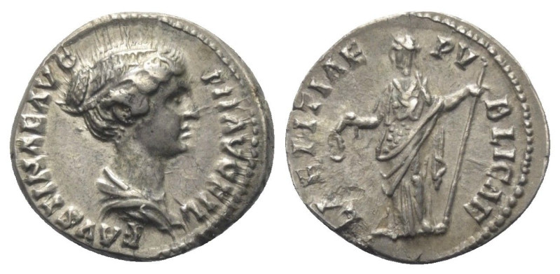 Faustina II. (gest. 176 n. Chr.).

 Denar (Silber). 147 - 150 n. Chr. (unter A...