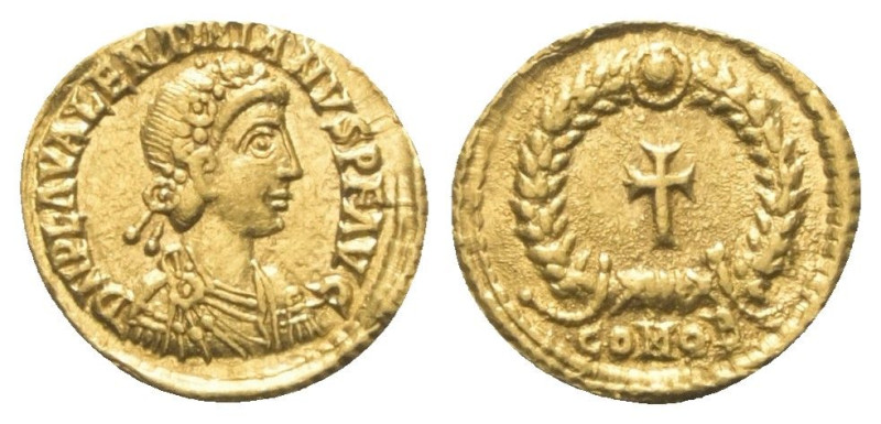 Valentinianus III. (425 - 455 n. Chr.).

 Tremissis (Gold). 440 - 455 n. Chr. ...