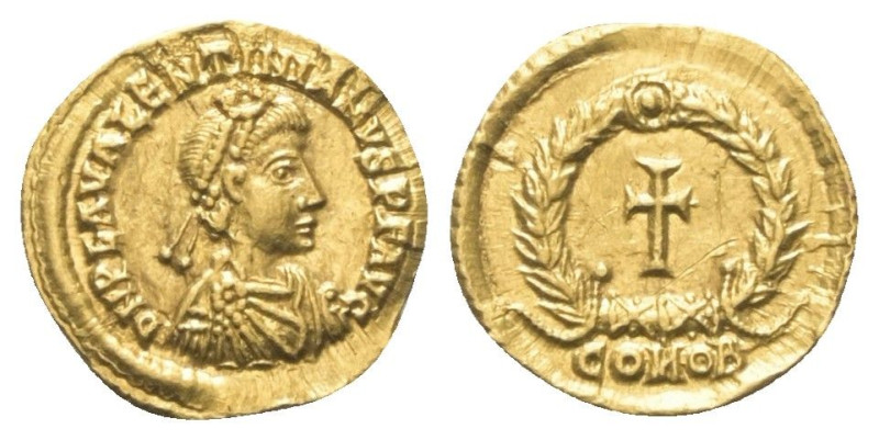 Valentinianus III. (425 - 455 n. Chr.).

 Tremissis (Gold). 440 - 455 n. Chr. ...