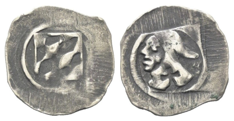 Bayern - München. Johann II. (1375 - 1397).

 Pfennig (Silber). Ohne Jahr.
Vs...