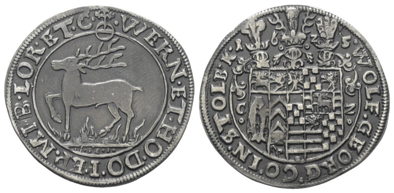 Stolberg. Wolfgang Georg (1615 - 1631).

 1/4 Reichstaler (Silber). 1625 CZ. S...