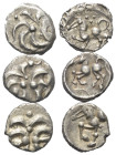 Keltische Münzen - Lots.


Süddeutschland.

Lot (3 Stück, Silber): Quinar; 1. Jhdt. v. Chr.

Fast sehr schön - sehr schön.

Verkauft wie bese...