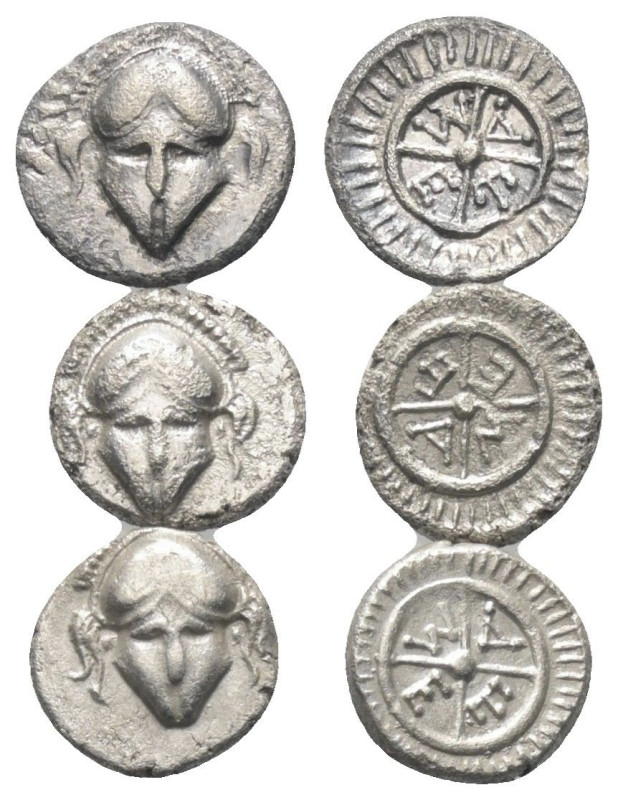 Griechische Münzen - Lots.


Mesembria (Thrakien).

Lot (3 Stück, Silber): ...