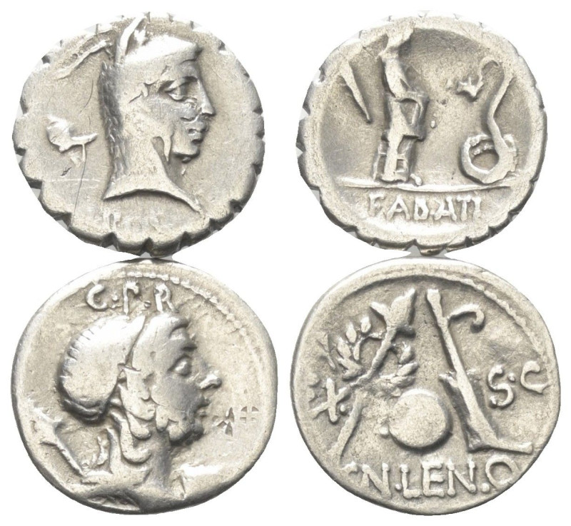 Römische Münzen - Lots. Republik.


Lot (2 Stück, Silber): Denare aus dem 1. ...