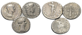 Römische Münzen - Lots. Kaiserzeit.


Lot (3 Stück, Silber): Denare des Nerva (96 - 98 n. Chr.), Traianus (98 - 117 n. Chr.) und Commodus (177 - 19...