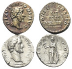 Römische Münzen - Lots. Kaiserzeit.


Lot (2 Stück, Silber): Denare des Antoninus Pius (138 - 161 n. Chr.).

Sehr schön.

Verkauft wie besehen,...