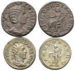 Römische Münzen - Lots. Kaiserzeit.


Lot (2 Stück, 1x Silber, 1x Kupfer): Antoninian des Philippus I. Arabs (244 - 249 n. Chr.) und As des Otacili...