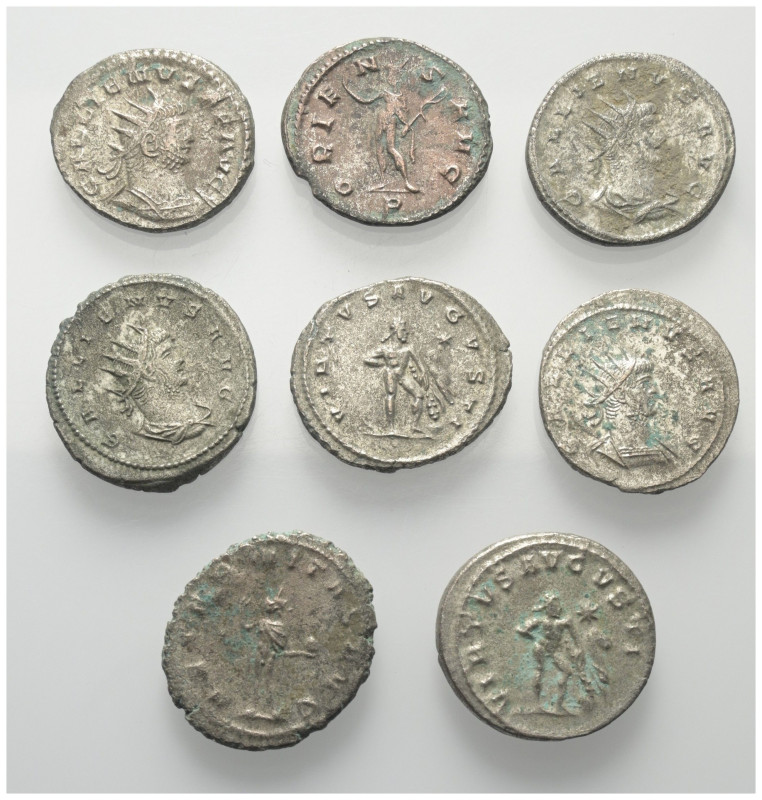 Römische Münzen - Lots. Kaiserzeit.


Lot (8 Stück, Billon): Antoniniane des ...