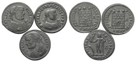 Römische Münzen - Lots. Kaiserzeit.


Lot (3 Stück, Bronze): Folles des Licinius I. (308 - 324 n. Chr.).

Fast vorzüglich / vorzüglich.

Verkau...