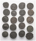 Römische Münzen - Lots. Kaiserzeit.


Lot (20 Stück, Bronze): Bronzemünzen, vor allem aus dem 4. Jh. n. Chr.
Unter anderem: Constantinus I. (307 -...