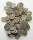 Römische Münzen - Lots. Kaiserzeit.


Lot (75 Stück, Bronze): Kleinbronzen aus dem 4. Jh. n. Chr. Unter anderem: Valens (364 - 378 n. Chr.), Theodo...