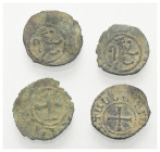 Mittelalter - Lots.


Kilikisches Armenien.
Levon V. von Lusignan (1374 - 1375).

Lot (4 Stück, Kupfer): Pogh.

Zeno 239538.
Schön - sehr sch...