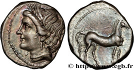 CAMPANIA - CAPUA
Type : Quart de shekel 
Date : c. 216-211 AC. 
Mint name / Town : Capoue, Campanie 
Metal : silver 
Diameter : 14,5  mm
Orientation d...