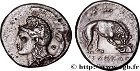 LUCANIA - VELIA
Type : Nomos, statère ou didrachme 
Date : c. 305-293 AC. 
Mint name / Town : Vélia 
Metal : silver 
Diameter : 22,5  mm
Orientation d...