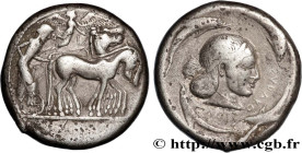 SICILY - SYRACUSE
Type : Tétradrachme 
Date : c. 480-475 AC. 
Mint name / Town : Syracuse, Sicile 
Metal : silver 
Diameter : 25  mm
Orientation dies ...