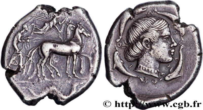 SICILY - SYRACUSE
Type : Tétradrachme 
Date : c. 450-440 AC. 
Mint name / Town :...