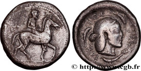 SICILY - SYRACUSE
Type : Didrachme 
Date : c. 480-475 AC. 
Mint name / Town : Syracuse 
Metal : silver 
Diameter : 21  mm
Orientation dies : 5  h.
Wei...