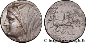 SICILY - SYRACUSE
Type : Seize litrai 
Date : c. 250 AC 
Mint name / Town : Syracuse 
Metal : silver 
Diameter : 25,5  mm
Orientation dies : 6  h.
Wei...