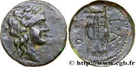 SICILY - SICULO-PUNIC - LILYBAION
Type : Hemilitron 
Date : c. 82-72 AC. 
Mint name / Town : Lilybée, Sicile 
Metal : copper 
Diameter : 22  mm
Orient...